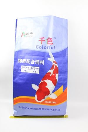 Корм для рыб полипропиленовый сплетенный мешок